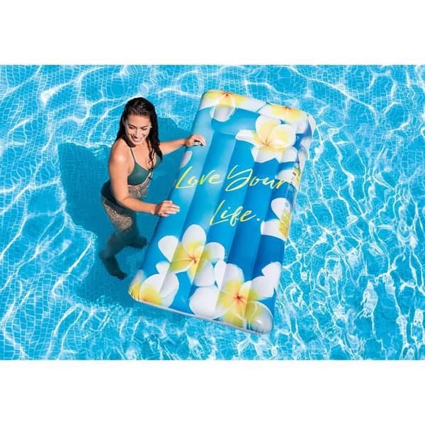 Madrass - INTEX - 58772 - Flerfärgad - 178 cm x 84 cm - Syntetisk