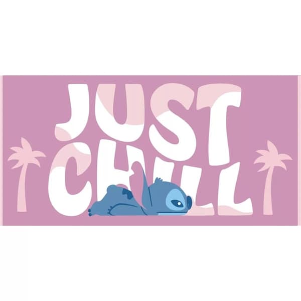 Disney Lilo and Stitch Just Chill Badhandduk 70x140 cm