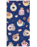 Pikkukuva 1 / 5: Bomclap Rantapyyhe 70x140 cm - Slime & Candy Pattern Nopeasti kuivuva kylpypyyhe Matkapyyhe Hiekankestävä