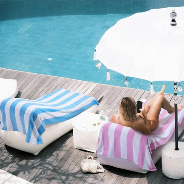 Bomclap Ylimitoitettu Venytetty MikrokuituAllaslevy - 80*130CM, Kevyt, Perfect Cabana Bath ja Travel Sheet