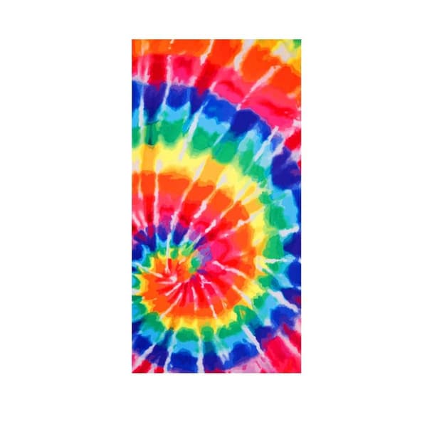 Bomclap Rantapyyhe 70x140 cm - Värikäs solmio - Väri - Kuvio Nopeasti kuivuva kylpypyyhe Matkapyyhe