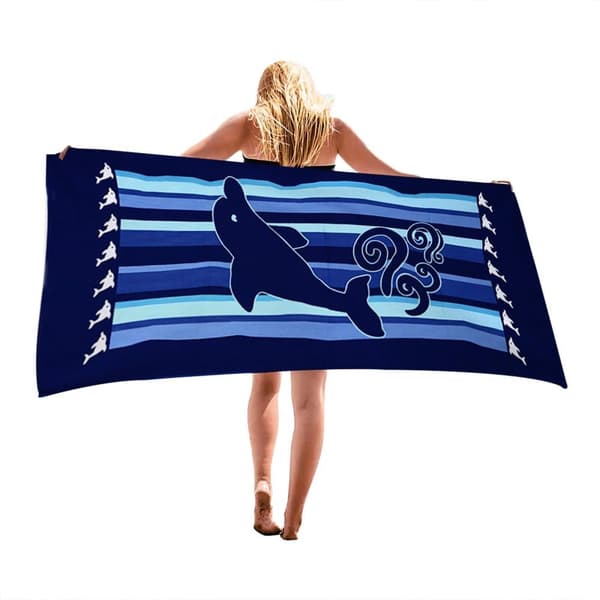 Bomclap overdimensioneret stort mikrofiber strandark - 70*140 cm, strakt, let, perfekt til hytter, svømning og rejser