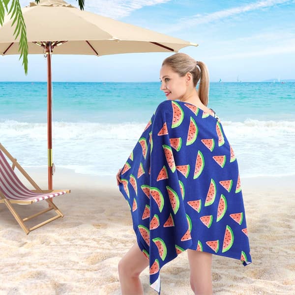 Bomclap 70*140CM overdimensioneret mikrofiber poolark - stort, strakt, let, stort Cabana bade- og rejselagen til voksne