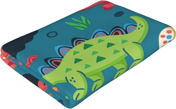 Bomclap Dinosaurie Strandhandduk för Pojkar - Barn Badhandduk 76x152cm, Personlig Mikrofiber Snabbtorkande Poolhandduk till Resor