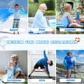 Pikkukuva 6 / 6: Bomclap Shark Kids Beach Towel 70x140 cm - Kaksipuolinen uima-allas- ja uimapyyhe pojille, Nopeasti kuivuva pehmeä imukykyinen kylpypyyhe