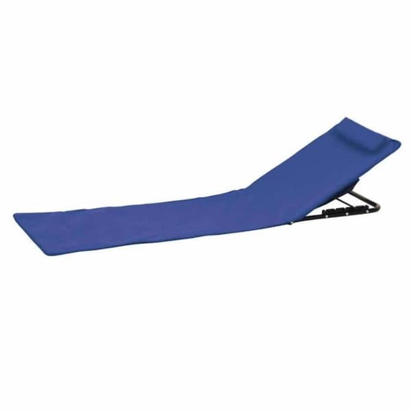 Esterilla playa acolchada reclinable con respaldo plegable
