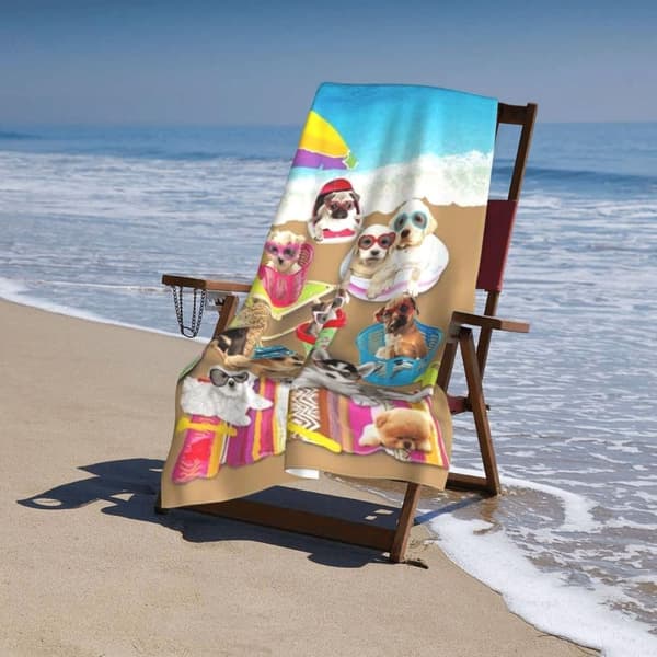 Bomclap 70*140CM overdimensioneret letvægts strakt mikrofiber strandark - fantastisk til poolen, hytter og voksenrejser