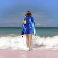 Miniatyrbillede 4 af 5: Bomclap Oversized 70x140CM Stretched Microfiber Pool Sheet - Stor, let, perfekt til voksnes svømmeture