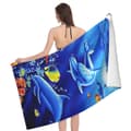 Miniatyrbillede 2 af 5: Bomclap Oversized 70x140CM Stretched Microfiber Pool Sheet - Stor, let, perfekt til voksnes svømmeture