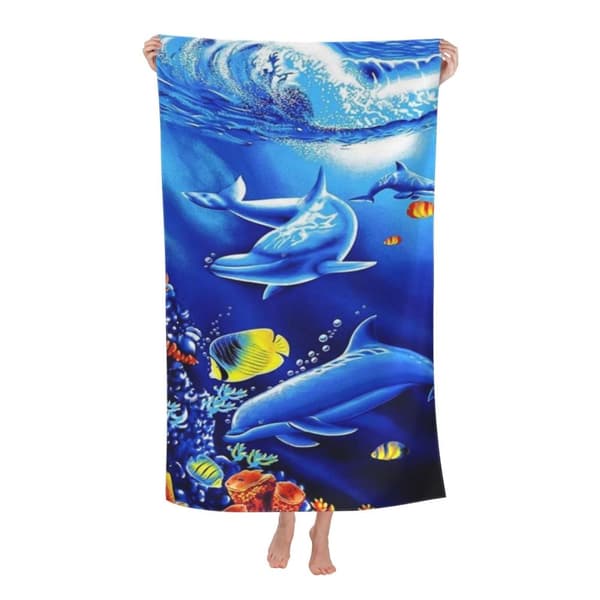 Bomclap Oversized 70x140CM Stretched Microfiber Pool Sheet - Stor, let, perfekt til voksnes svømmeture