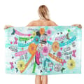 Pikkukuva 3 / 5: Bomclap 70x140CM suuri venytetty mikrokuituallaslevy - ylisuuri, kevyt, sopii miehille ja naisille