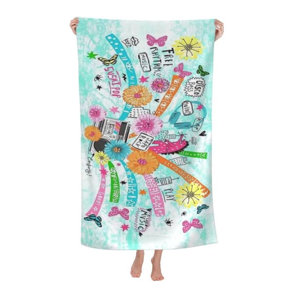 Bomclap 70x140CM suuri venytetty mikrokuituallaslevy - ylisuuri, kevyt, sopii miehille ja naisille