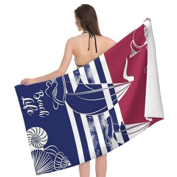 Bomclap overdimensioneret 70x140CM strakt mikrofiberplade - letvægts, perfekt til voksne hytter og bade