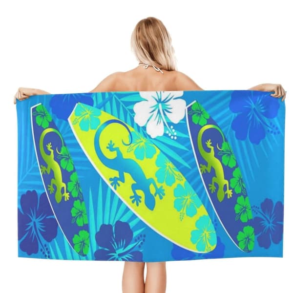 Bomclap Suuri 70x140 cm ylisuuri venytetty mikrokuitulevy - kevyt, täydellinen uima-altaalle ja cabanoille
