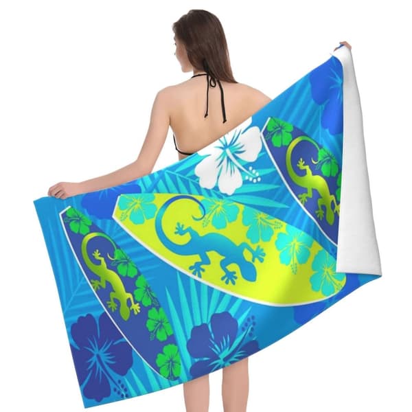 Bomclap Suuri 70x140 cm ylisuuri venytetty mikrokuitulevy - kevyt, täydellinen uima-altaalle ja cabanoille