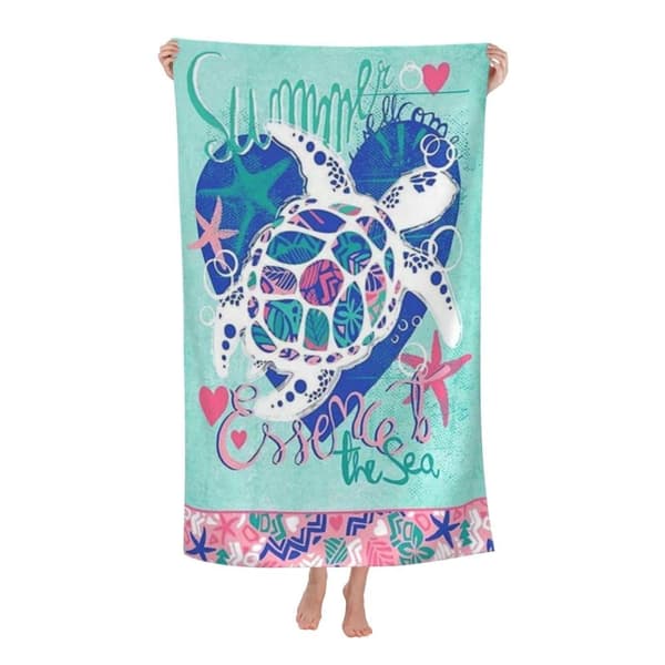 Bomclap Ylisuuri 70x140CM Suuri Venytetty Mikrokuituinen Rantalevy - Kevyt, Sopii erinomaisesti Cabanoihin ja Matkoille