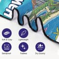 Pikkukuva 3 / 4: Bomclap Ylisuuret 70x140CM venytetyt mikrokuituiset allaslakanat - suuret, kevyet, ihanteelliset aikuisten uimiseen