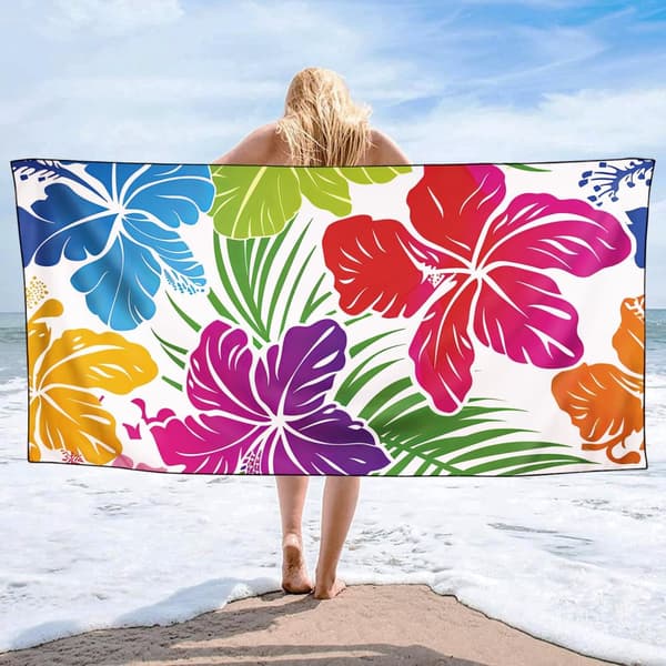 Bomclap 70x140CM store strakte mikrofiber poolplader - overdimensioneret, let, velegnet til mænd og kvinder