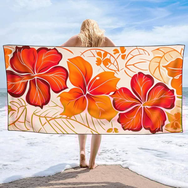 Bomclap Oversized 70x140CM kevyet venytetyt mikrokuitulevyt - ihanteellinen rannalle, uima-altaalle ja cabanalle
