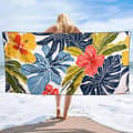 Pikkukuva 2 / 4: Bomclap Ylisuuret Venytetyt Mikrokuituiset Rantalakanat 70x140CM - Kevyet, täydelliset aikuisten kylpyyn ja matkoille