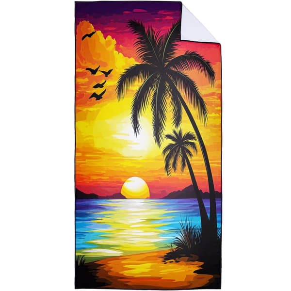 Bomclap overdimensionerede 70x140CM store strakte mikrofiber strandlagner - letvægts, god til Cabana og rejser