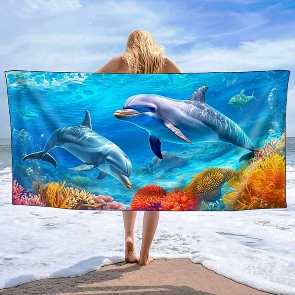 Bomclap Oversized 70x140CM venytetyt mikrokuituiset allaslakanat - suuret, kevyet, täydelliset aikuisten uintimatkalle
