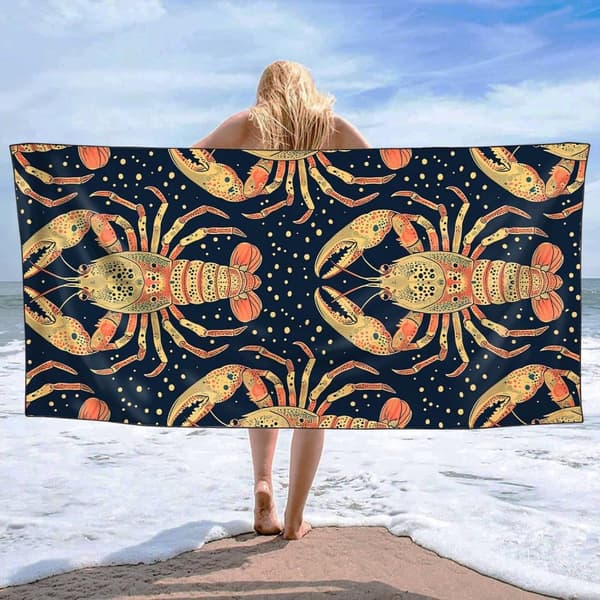 Bomclap overdimensionerede 70x140CM letvægts strakte mikrofiberplader - ideel til strand, pool og cabana