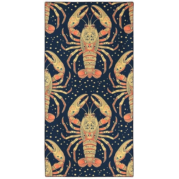 Bomclap overdimensionerede 70x140CM letvægts strakte mikrofiberplader - ideel til strand, pool og cabana