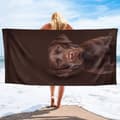 Miniatyrbild 2 av 4: Bomclap Överdimensionerade 70x140CM lättviktiga Streckade mikrofiber poollakan - Bra för Strand och Resor