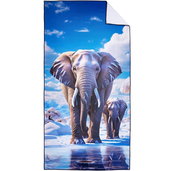 Bomclap Økologisk 70*140CM Overdimensioneret Strakt Strandlagen - Mikrofiber, God til bæredygtige rejser