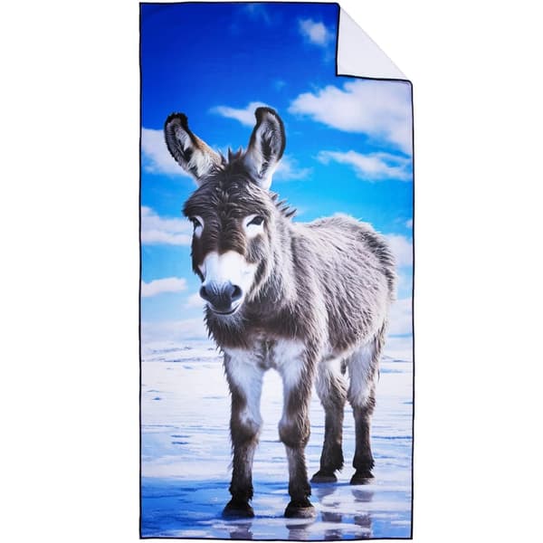 Bomclap Vivid 70 * 140 cm suuri pilkullinen mikrokuituinen rantalevy - kevyt, mahtava uima-altaan äärellä käytettäväksi