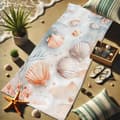 Pikkukuva 3 / 4: Bomclap Rantapyyhe 70x140cm - Muscheln - Design - Kylpypyyhe Matkapyyhe