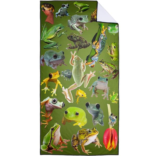 Bomclap reflekterende stribe 70 * 140cm stor mikrofiber Cabana ark - let, sikker til aftenbrug