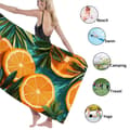 Pikkukuva 4 / 4: Bomclap Rantapyyhe 70x140cm - Oranssi - Schnitt - Design - Kylpypyyhe Matkapyyhe