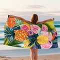 Pikkukuva 2 / 4: Bomclap Rantapyyhe 70x140cm - Frucht - Mix - Design - Kylpypyyhe Matkapyyhe