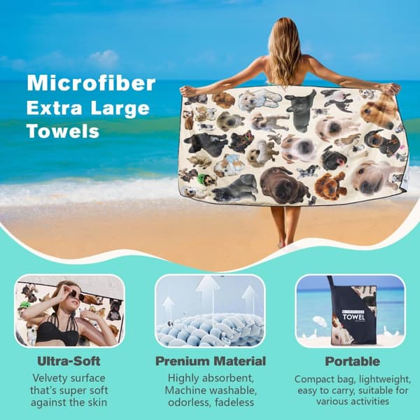 Bomclap fejbar luftpudeboks 70*140 cm stort strakt mikrofiber poolark - praktisk til lur
