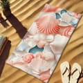 Miniatyrbillede 2 af 4: Bomclap Strandhåndklæde 70x140cm - Muschel - Design - Badehåndklæde Rejsehåndklæde