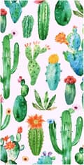 Pikkukuva 1 / 6: Bomclap Cactus Beach Towel – Ylisuuri 80x160 cm, mikrokuituinen, hiekaton ja imukykyinen, täydellinen lahja