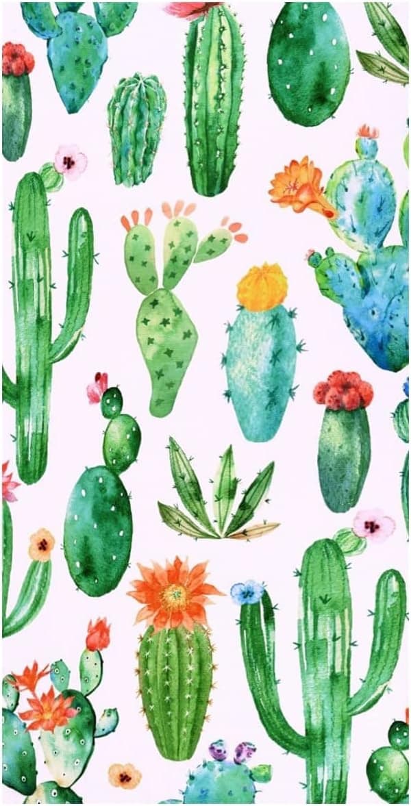 Bomclap Cactus Beach Towel – Ylisuuri 80x160 cm, mikrokuituinen, hiekaton ja imukykyinen, täydellinen lahja