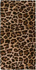 Pikkukuva 2 / 7: Bomclap Leopard Kylpypyyhe – Ylisuuri 80x160 cm, gepardikuvio, mikrokuitu, hiekaton ja nopeasti kuivuva