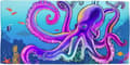 Pikkukuva 7 / 7: Bomclap Blue Octopus rantapyyhe – 80x160 cm, mikrokuitu, oversized, hiekaton ja nopeasti kuivuva