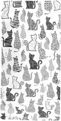 Miniatyrbillede 2 af 6: Bomclap Cat strandhåndklæde – 80x160 cm, Hello Kitty Design, Mikrofiber, Sandfri, Sød gave til piger