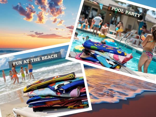 Bomclap Pirate Microfiber Strandhåndklæde Badehåndklæde Børn - Tynd Stor 80x160 cm - Absorberende, Sandfri, Letvægts - Svømning, Pool, Sport