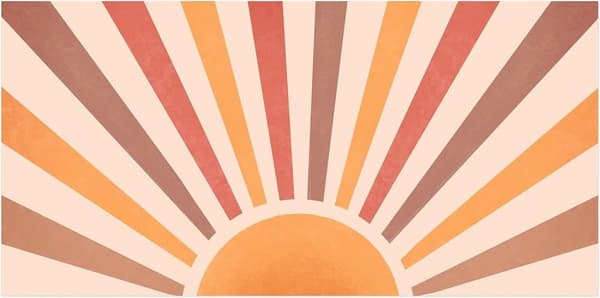 Bomclap Boho Sun Microfiber Strandhåndklæde Badehåndklæde Børn 80x160 cm - Absorberende, Sandfri, Letvægts - Rejser, Camping, Svømning