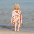 Miniatyrbillede 5 af 6: Bomclap Boho Rainbow Microfiber Strandhåndklæde Badehåndklæde Børn 80x160 cm - Hurtigtørrende, Letvægts - Svømning, Poolfest