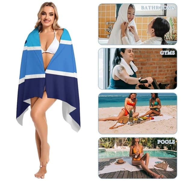 Bomclap Erittäin Suuri Kevyt Mikrokuituinen Rantalevy 70x140cm - Sand Pro, Nopeasti kuivuva, Kompakti retkeilyyn