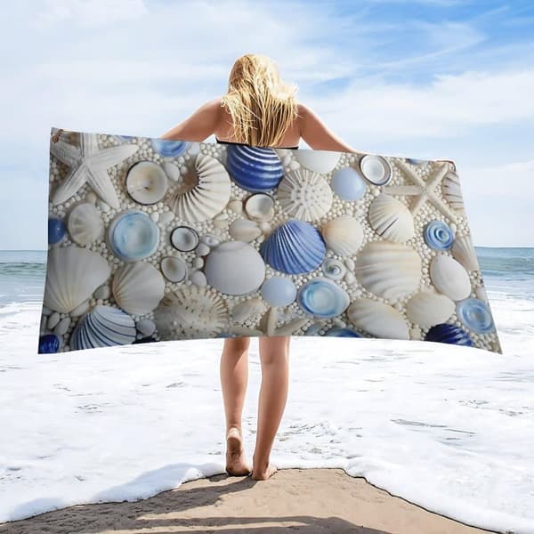 Bomclap Extra Stor Lättviktig Mikrofiber Strandlakan 70x140cm - Sandproff, Snabbtorkande, Kompakt för Camping