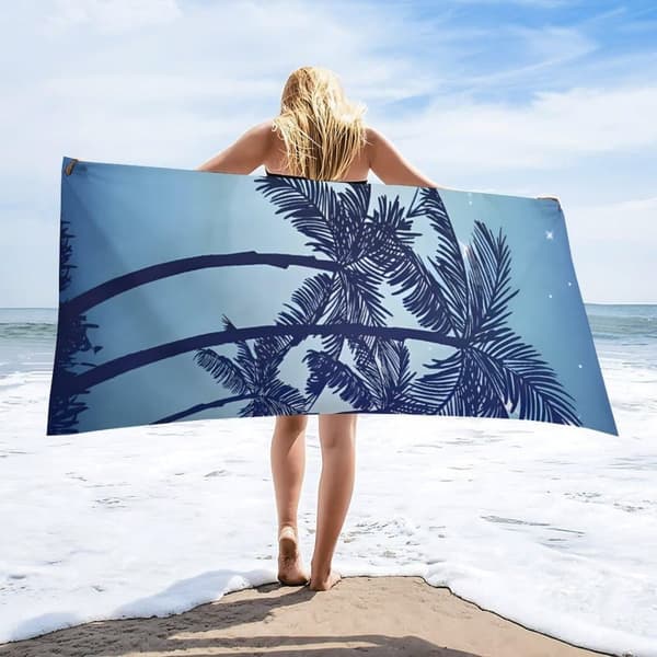 Bomclap Ylisuuri Kevyt Mikrokuituinen Rantalakana 70x140cm - Sand Pro, Nopeasti kuivuva lomailuun, retkeilyyn