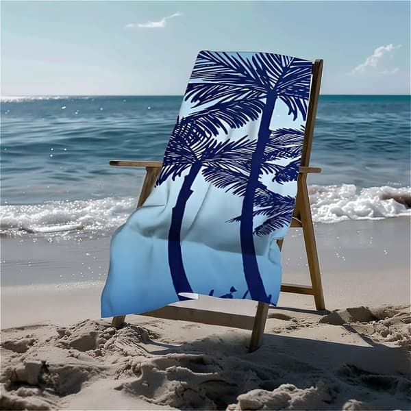 Bomclap Overdimensioneret letvægts mikrofiber strandark 70x140cm - Sand Pro, hurtigtørrende til ferie, camping