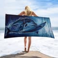 Miniatyrbillede 3 af 6: Bomclap Giant Hurtigtørrende Mikrofiber Strandlagner 70x140cm - Sandfri, Ultralet til Strand, Rejser, Picnic